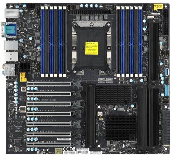 Supermicro Motherboard X11SPA-TF bulk pack - Mainboard - Intel Sockel 3647 (Xeon Phi)