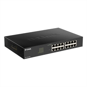 D-Link 16-Port Layer2 Smart Gigabit Switch16x 10/100/1000Mbit/s TP RJ-45 Port802.3x Flow - Switch - 1 Gbps
