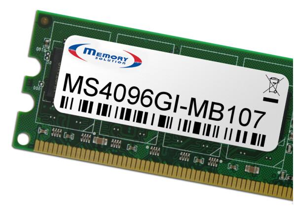 Memorysolution 4GB Gigabyte GA-X58A-UD3R