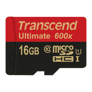 Transcend 16GB microSDHC Class 10 UHS-I (Ultimate) - 16...