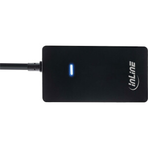 InLine USB 2.0 Hub 4 Port schwarz Kabel 30cm