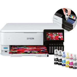 Epson EcoTank ET-8500 - Tintenstrahl - Farbdruck - 5760 x 1440 DPI - Farbscan - A4 - Wei&szlig;