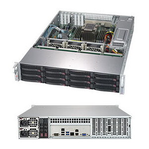 Supermicro SuperStorage Server 5029P-E1CTR12L - Intel C622 - LGA 3647 (Socket P) - Intel&reg; Xeon&reg; - DDR4-SDRAM - 1000 GB - 192 GB