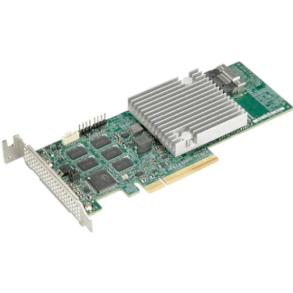 Supermicro AOC-S3908L-H8IR 8-Port internal 12Gb/s SAS/SATA RAID Broadcom 3908 PCI-E 4.0 x8 - Serial Attached SCSI (SAS) - Serial ATA