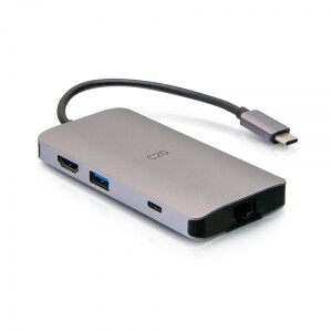 C2G USB-C 8-in-1 Mini-Dock mit HDMI - zwei USB-A -...