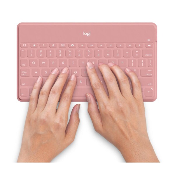 Logitech Keys-To-Go - Spanisch - 1,7 cm - 1,2 mm - Apple - iPad - iPhone - Apple TV - Pink
