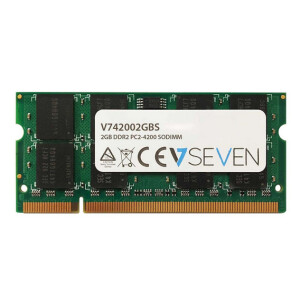 V7 2GB DDR2 PC2-4200 533Mhz SO DIMM Notebook...
