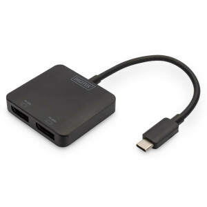 DIGITUS - DS-45339 - USB-C - 2x DP MST Video Hub