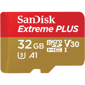 SanDisk Extreme Plus - 32 GB - MicroSDHC - UHS-I - 100...