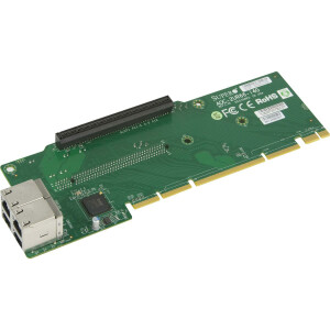 Supermicro AOC-2UR66-I4G - Eingebaut - Verkabelt - PCI Express - Ethernet - 1000 Mbit/s - Gr&uuml;n