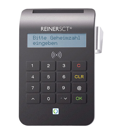 ReinerSCT Reiner SCT cyberJack RFID komfort - Schwarz - 1,5 m - USB 2.0 - 0 - 50 °C - -10 - 50% - 80 x 22 x 124 mm