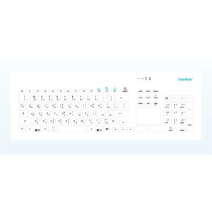GETT CleanKeys CK4W - Tastatur - mit Touchpad