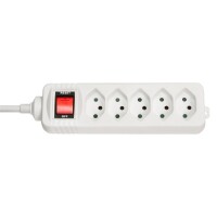 Lindy 73167 Innenraum 5AC outlet(s) Weiß...