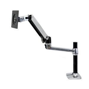 Ergotron LX Series Desk Mount LCD Arm - Tall Pole - 11,3 kg - 86,4 cm (34 Zoll) - 75 x 75 mm - 100 x 100 mm - Schwarz