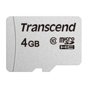 Transcend microSDHC 300S 4GB - 4 GB - MicroSDHC - Klasse...
