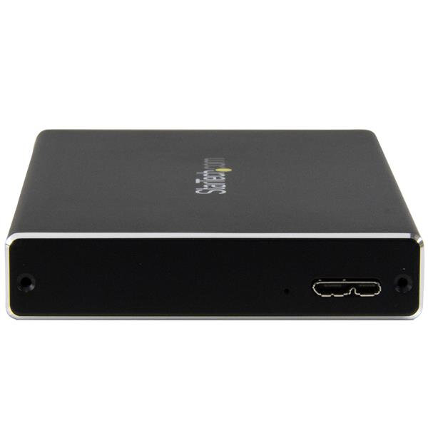 StarTech.com USB 3.0 2,5 Zoll SATA III oder IDE Festplattengehäuse mit UASP - Externes SSD / HDD Gehäuse - HDD / SSD-Gehäuse - 2.5 Zoll - IDE - Parallel ATA - SATA - Serial ATA II - Serial ATA III - 6 Gbit/s - USB Anschluss - Schwarz
