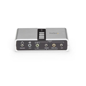 StarTech.com USB Soundbox 7.1 Adapter - externe USB Soundkarte mit SPDIF Didital Audio - 7.1 Kan&auml;le - 16 Bit - USB