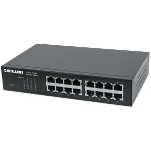 Intellinet 16-Port Gigabit Ethernet Switch - Switch - 16...