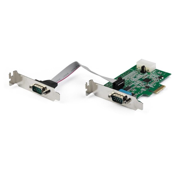 StarTech.com 2 Port Serielle Schnittstellenkarte PCIe mit 16950 UART - Mini PCI Express - Seriell - PCIe 1.1 - RS-232 - 222366 h - CE - FCC