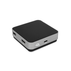 OWC USB-C Travel Dock - Verkabelt - USB 3.2 Gen 1 (3.1 Gen 1) Type-C - Grau - Space Gray - SD,SDHC,SDXC - CE - FCC