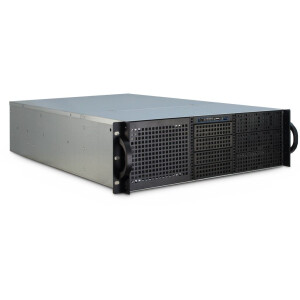 Inter-Tech 3U-30255 - Rack - Server - Schwarz - Edelstahl...