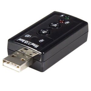 StarTech.com USB Audio Adapter 7.1 - USB Soundkarte...