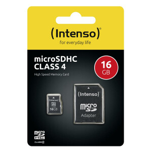 Intenso microSD Karte Class 4 - 16 GB - MicroSDHC -...