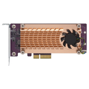 QNAP QM2 - PCIe - M.2 - PCIe 2.0 - Kupfer - 68,9 mm -...