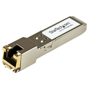 StarTech.com Extreme Networks 10065 kompatibles SFP Transceiver-Modul - 10/100/1000Base-TX - Kupfer - 1250 Mbit/s - SFP - 100 m - 10BASE-T,100BASE-T,1000BASE-TX - Voll