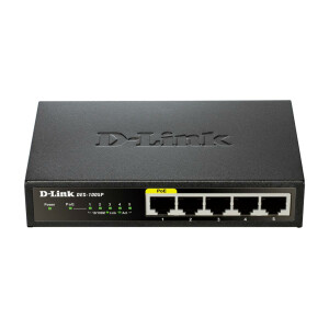 D-Link DES-1005P/E - Unmanaged - L2 - Fast Ethernet...