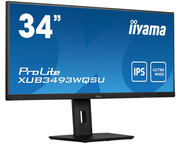 Iiyama ProLite XUB3493WQSU-B5 - 86,4 cm (34 Zoll) - 3440 x 1440 Pixel - UltraWide Quad HD - LED - 4 ms - Schwarz