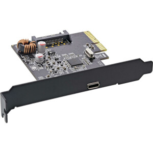 InLine Schnittstellenkarte - PCIe x4 - USB 3.2 Gen.2x2 -...