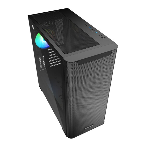 Sharkoon M30 RGB ATX E-ATX - Full Tower - PC - Schwarz - Gaming - Blau - Grün - Rot - 17,2 cm