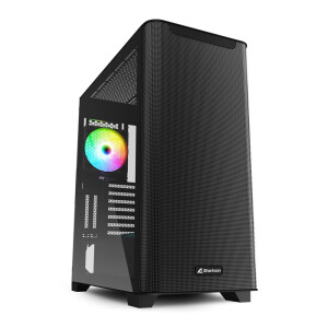 Sharkoon M30 RGB ATX E-ATX - Full Tower - PC - Schwarz - Gaming - Blau - Gr&uuml;n - Rot - 17,2 cm