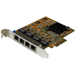 StarTech.com 4 Port PCIe Gigabit Netzwerkkarte -...
