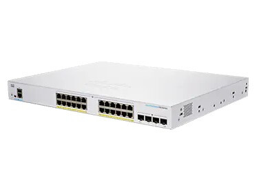Cisco CBS250-24FP-4X-EU - Managed - L2/L3 - Gigabit Ethernet (10/100/1000) - Rack-Einbau