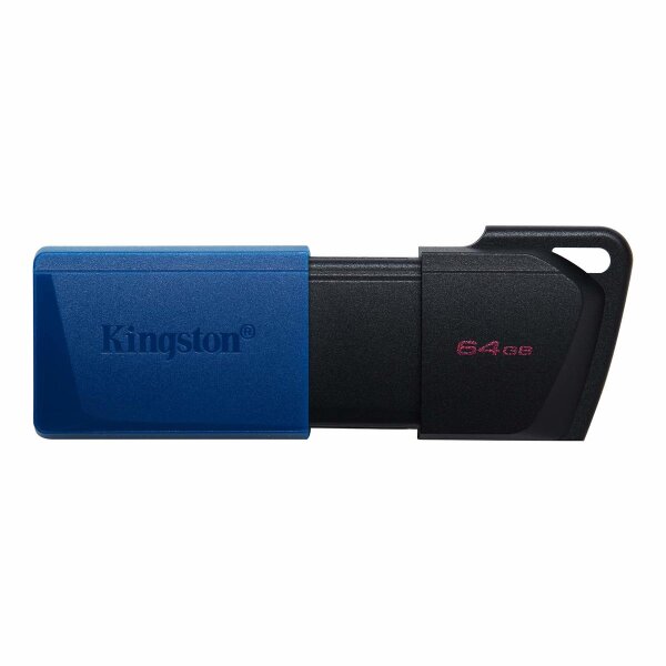 Kingston DataTraveler Exodia M - 64 GB - USB Typ-A - 3.2 Gen 1 (3.1 Gen 1) - Dia - 10 g - Schwarz - Blau