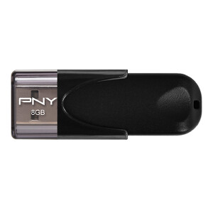 PNY Attach&eacute; 4 - 8 GB - USB Typ-A - 2.0 - 25 MB/s -...
