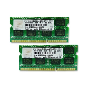 G.Skill 4GB DDR3-1600 SQ - 4 GB - 2 x 2 GB - DDR3 - 1600...