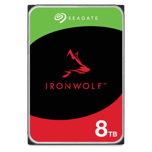 Seagate Ironwolf 3.5" 8TB SATA 6GB/s - Festplatte -...