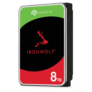 Seagate Ironwolf 3.5&quot; 8TB SATA 6GB/s - Festplatte -...