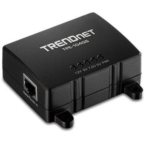 TRENDnet TPE-104GS - IEEE 802.3,IEEE 802.3ab,IEEE 802.3af,IEEE 802.3u,IEEE 802.3x - 10/100/1000Base-T(X) - Voll - Halb - Schwarz - CE - FCC - 48 DC