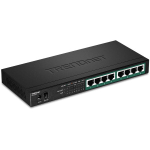 TRENDnet TPE-TG83 8-Port PoE Switch Gigabit PoE+ 120W -...