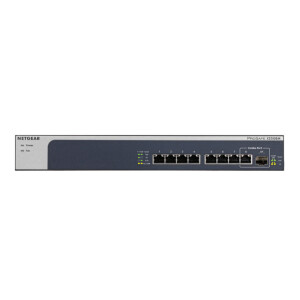 Netgear XS508M Unmanaged 10G Ethernet (100/1000/10000) Grau - Silber - Unmanaged - 10G Ethernet (100/1000/10000) - Rack-Einbau