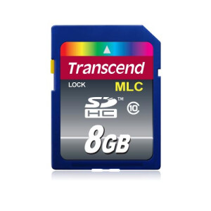 Transcend 8GB SDHC Class 10 - 8 GB - SDHC - Klasse 10 -...