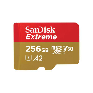 SanDisk Extreme - 256 GB - MicroSDXC - Klasse 10 - UHS-I...