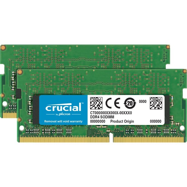 Crucial CT2K16G4S266M - 32 GB - 2 x 16 GB - DDR4 - 2666 MHz - SO-DIMM