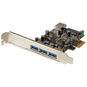 StarTech.com 4 Port PCI Express USB 3.0 Karte - PCIe -...
