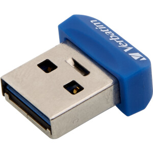 Verbatim Store n Stay NANO - USB 3.0-Stick 64 GB - Blau -...