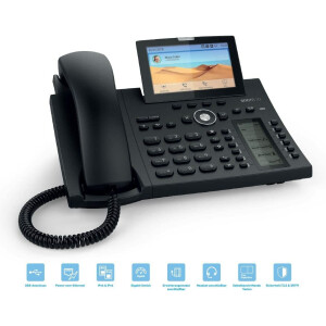 Snom D385N VOIP Telefon (SIP) o. Netzteil - VoIP-Telefon - Voice-Over-IP